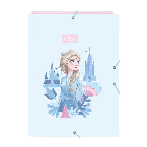 Vista 2 de Carpeta de anillas Frozen Ice magic Azul A4 26 x 33.5 x 2.5 cm