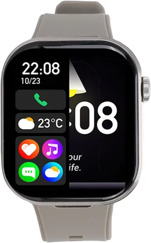 Vista 10 de Reloj deportivo con auriculares HD IP67 para viajeros y entusiastas del fitness 6.890-9.528 in (dorado)