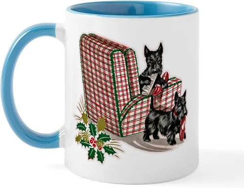 Vista 28 de CafePress Cloud Angel & Scotty Taza de café de cerámica (11 oz)