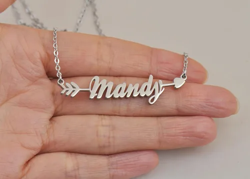 Vista 3 de Collar de acero inoxidable personalizable