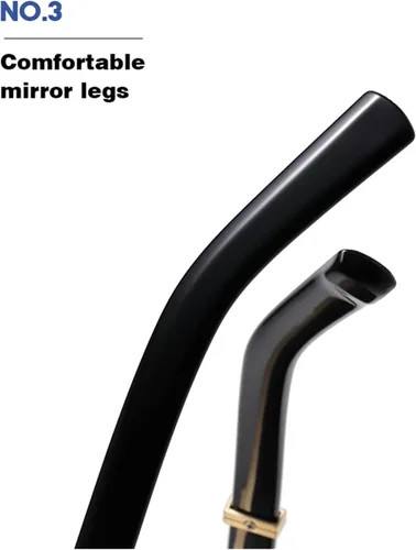 Vista 5 de bullabulling Gafas de sol retro de doble viga para hombre, gafas de sol de moda para mujer, protección