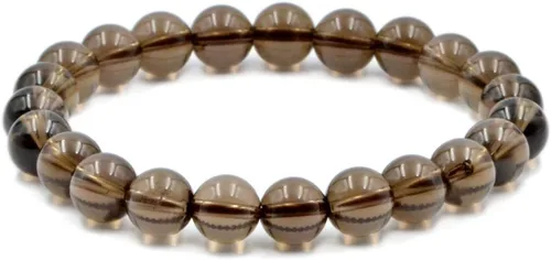 Vista 14 de AD Beads Pulsera elástica de cuentas redondas de piedras preciosas naturales, curación Reiki, 0.315 in Azul aguamarina