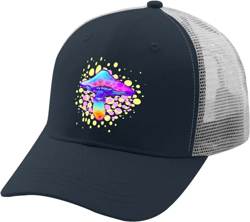 Vista 2 de devor Dad Hat Magic Mushrooms Dad Hat for Men Funny Denim Hat Adjustable