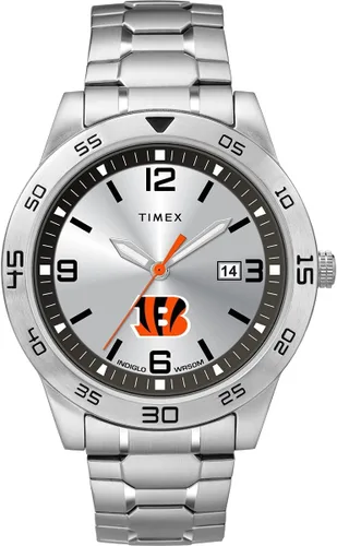 Vista 12 de Timex Tribute Reloj de cuarzo para hombre Citation de 42 mm con correa de acero inoxidable