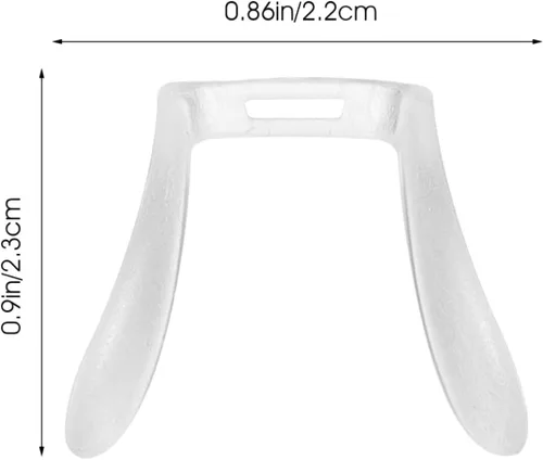 Vista 2 de GLEAVI 3Pcs Replaceable Glasses Nose Pads Comfortable Non-Slip Eyeglass Nose Cushions for Sunglasses and Optical Frames 0.90X0.86X0.31In