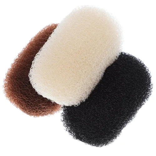 Vista 9 de Uonlytech Juego de 3 clips de volumen para el cabello, para mujeres, peinados de bricolaje, esponja, plástico, metal