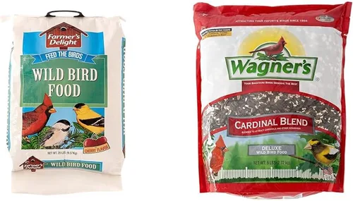 Vista 5 de Wagner's Farmer's Delight - Paquetes de alimentos para pájaros silvestres con sabor a cereza, bolsas de 20 libras y 10 libras