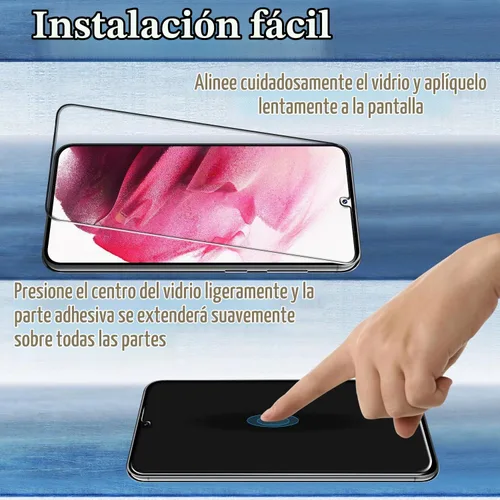 Vista 5 de Pokolan Protector de pantalla para Samsung Galaxy S23 5G Película de vidrio Transparente