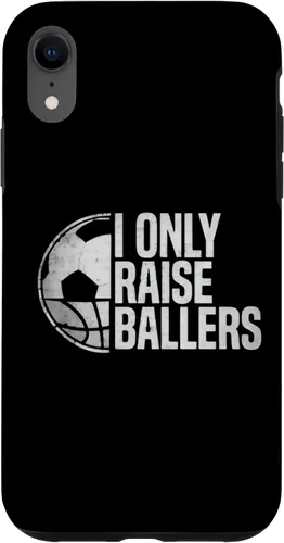 Vista 25 de I Only Raise Ballers Funny Soccer Basketball Parent Case for iPhone 17