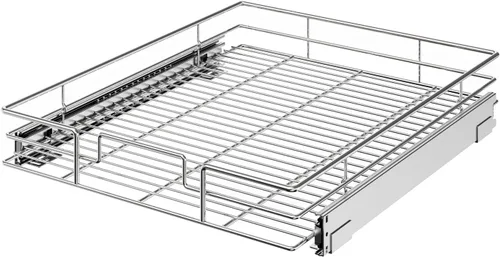Vista 11 de ROOMTEC Organizador de gabinete extraíble (5.5 pulgadas de ancho x 21.5 pulgadas de profundidad), 2 niveles de almacenamiento extraíble para cajón