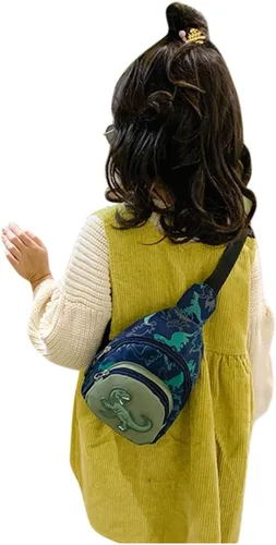 Vista 7 de Bolso bandolera pequeño con diseño de animales de dibujos animados para niños y niñas, bolsa de hombro para niños y niñas, deporte, viajes