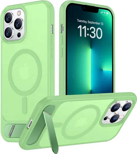 Vista 255 de Funda para iPhone 11 con compatibilidad magnética, [Soporte invisible incorporado][Compatible con MagSafe]