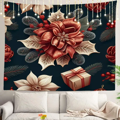 Vista 19 de Shrahala Brown Golden Tapestry, Lion Wall Hanging Hd Print Polyester Backdrop For Dorm Room Bedroom 30 X 40 In