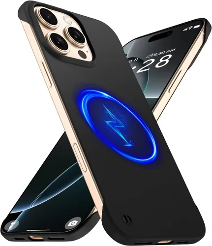 Vista 39 de GRECAZO Funda magnética delgada para iPhone 15 Plus de 6.7 pulgadas (2023), ultrafina, ligera, duradera, sin marco, mate, rígida, MagSafe con anillo