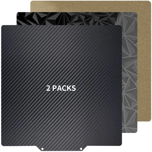 Vista 7 de Doble Cara para Bambu Lab X1/X1C/X1E/P1P/P1S/A1 Placa de Construcción PEI Hoja para Cama Calentada de Acero con Muelle Plataforma Flexible de Acero