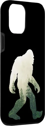 Vista 3 de iPhone 12 Pro Max Bigfoot figura Sasquatch Yeti Nature doble caso de exposición