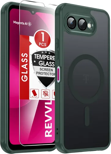 Vista 284 de LeYi Funda para teléfono Samsung-S23: protector de pantalla e imán MagSafe Púrpura