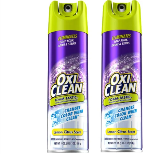 Vista 8 de Kaboom con espuma OxiClean Tastic - Cítricos - 19 oz - Paquete de 2
