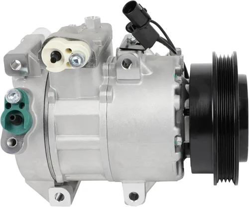 Vista 23 de cciyu Compresor de aire acondicionado apto para Ford Taurus para M-ercury Sable 3.0L 2001-2007 reemplaza al compresor de CA para automóvil 6 ranuras