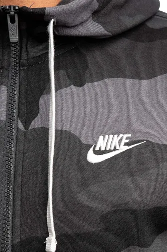 Vista 5 de Nike NSW Club Sudadera con capucha con cremallera completa camuflaje