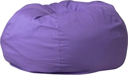 Vista 25 de Flash Furniture - Sillón puf color liso Lavender Dot