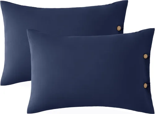 Vista 8 de EXQ Home - Fundas de almohada para niños pequeños 13x18, juego de 2 fundas de almohada de viaje, funda de almohada pequeña para almohada de bebé