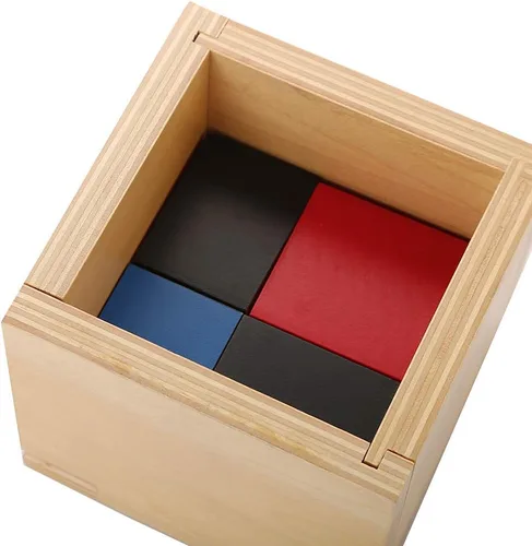 Vista 5 de Materiales de matemáticas Montessori para juguetes de herramientas de aprendizaje temprano preescolar (cubo binomial)