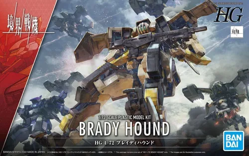 Vista 2 de Bandai Hobby - AMAIM Warrior at The Borderline - #06 Brady Hound HG 1/72 Model Kit