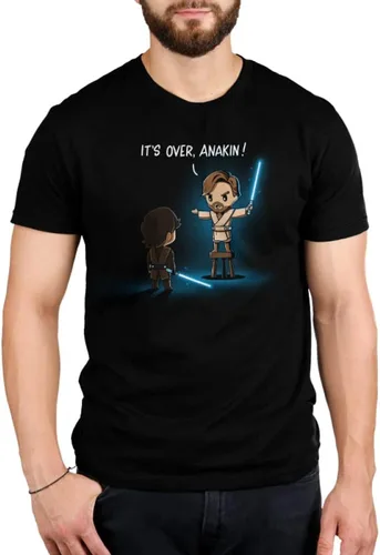Vista 2 de TeeTurtle Star Wars It's Over Anakin Camiseta