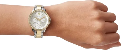Vista 4 de Fossil Izzy - Reloj de cuarzo para mujer de acero inoxidable
