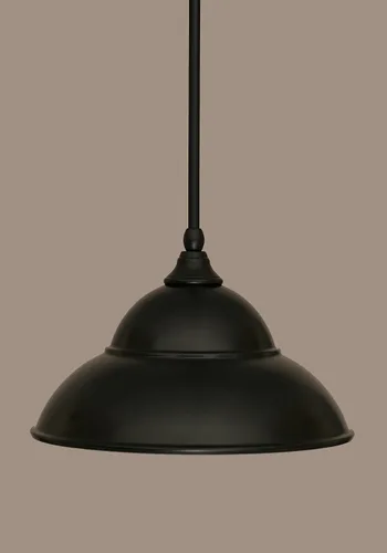 Vista 23 de Toltec Lighting Tallo Colgado Mini colgante, acabado de cobre negro, 3.5" cuadrado humo burbuja vidrio