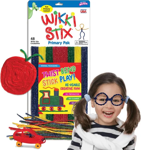 Vista 11 de WikkiStix Neon Pak de 48.