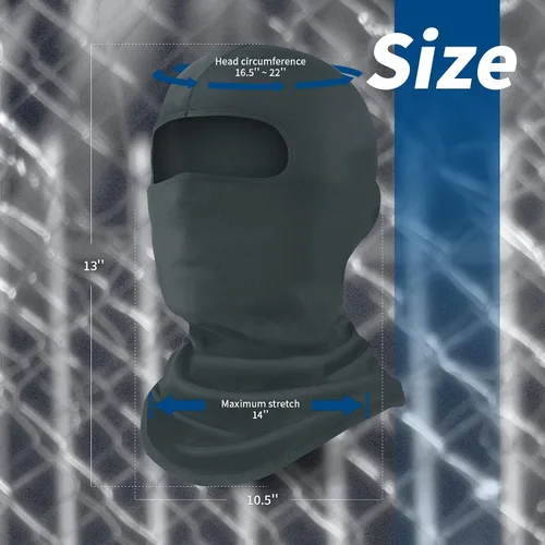Vista 7 de YESLIFE Máscara de esquí, máscara facial para hombres y mujeres, esquí, snowboard, motocicleta, protección UV y protección contra el viento
