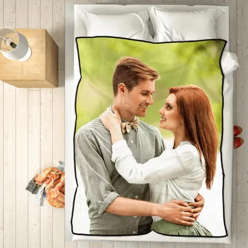 Vista 8 de Mantas de fotos personalizadas con mis propias fotos, manta de franela de forro polar, mantas de vellón para sofá/cama, mantas personalizadas