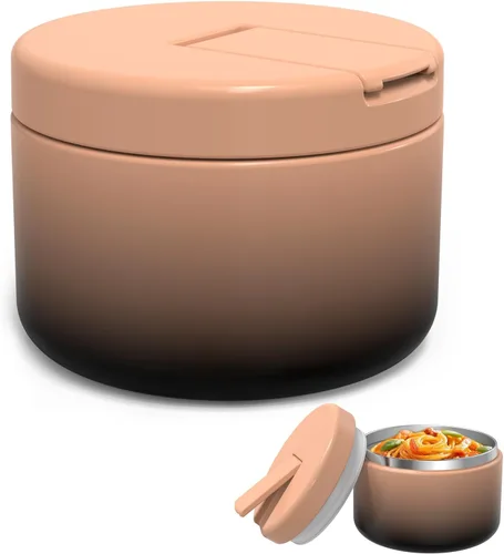 Vista 14 de LOHASOK Termo de sopa infantil de 12 onzas para comida caliente, tarro de comida aislado al vacío con tapa de hebilla, de acero inoxidable, boca