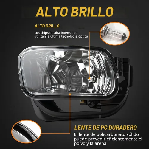 Vista 2 de Kit de luces antiniebla para Dodge Ram 1500, Ram 2500/3500 2009-2012, 2010-2018