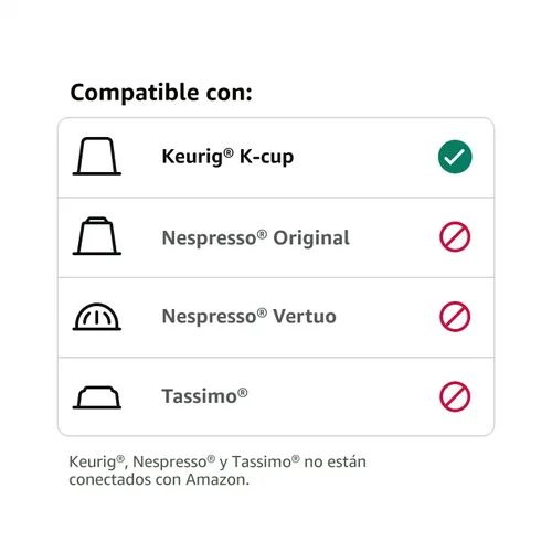 Vista 6 de AmazonFresh - K-Cups de 80 unidades, sabor a avellana, tostado medio, compatible con cafetera Keurig K-Cup
