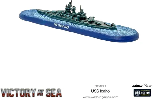 Vista 3 de Warlord Victory at Sea USS Idaho US Navy for Victory at Sea WWII - Kit de plástico para acorazado de la Segunda Guerra Mundial 742412052, grande