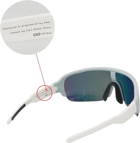 Vista 6 de Walleva Lentes de repuesto para gafas de sol POC de media hoja Múltiples opciones disponibles (azul hielo)