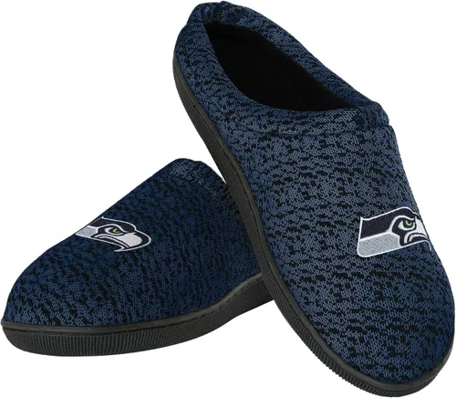 Vista 71 de FOCO NFL - Pantuflas para hombre con suela Cupsole tejidas en poliéster
