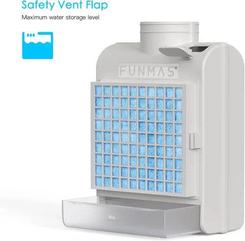 Vista 4 de FUNMAS Ventilación 3 en 1 para secadora interior + paquete de 10 filtros de repuesto FUNMAS
