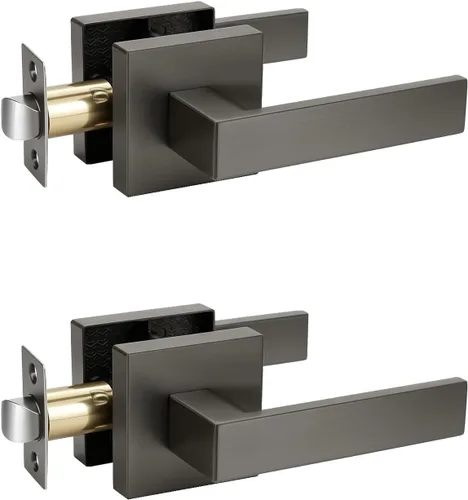 Vista 174 de KNOBWELL - Juego de cerradura con 1 picaporte resistente para puertas de una cara, ideal para puertas interiores reversibles, 0.93 libras