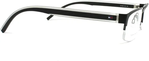 Vista 3 de Tommy Hilfiger marco TH-1496 003 acetato negro mate - cristal transparente
