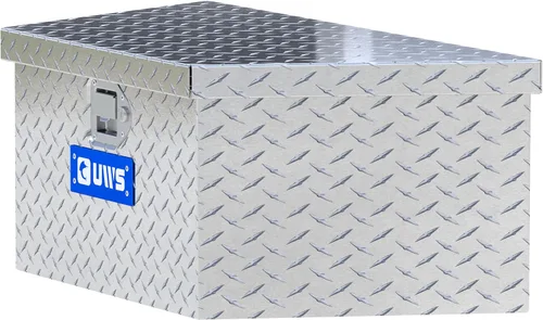 Vista 6 de UWS TBV-34-LP, caja de remolque de bajo perfil con tapa biselada y aislante, 34 pulgadas
