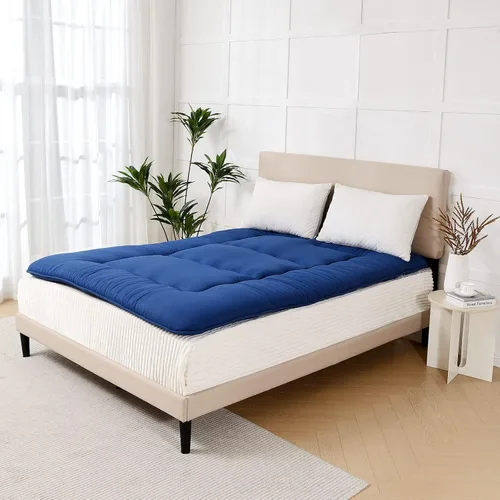 Vista 5 de Colchón de futón grueso para dormir, colchón plegable para adultos, niños, tapete de tatami, colchón de campamento, viaje por carretera, tapete