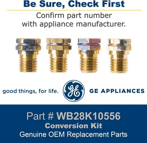 Vista 4 de Ge neral Electric WB28K10556 - Kit de conversión de estufa/horno