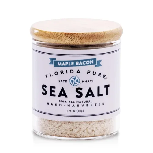 Vista 10 de FLORIDA PURE Sal marina de ajo negro – 80+ sal marina mineral, natural, sin refinar, no yodada – para hornear, cocinar, condimentar y mejorar