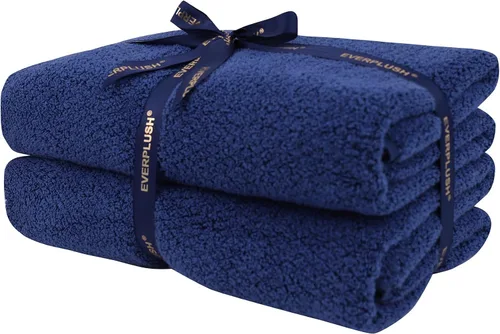 Vista 16 de Everplush Diamond Jacquard - Juego de 6 toallas de baño de lujo, súper suaves, de gran tamaño, altamente absorbentes y de secado rápido para baño