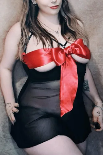 Vista 6 de EVELUST Conjunto de lencería sexy de malla transparente para mujer, con lazo rojo, regalo para el día de San Valentín