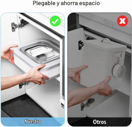 Vista 5 de Conworld Contenedor de detergente para ropa sucia, dispensador de polvo para ropa con cuchara para decoración y accesorios de lavandería, ahorro
